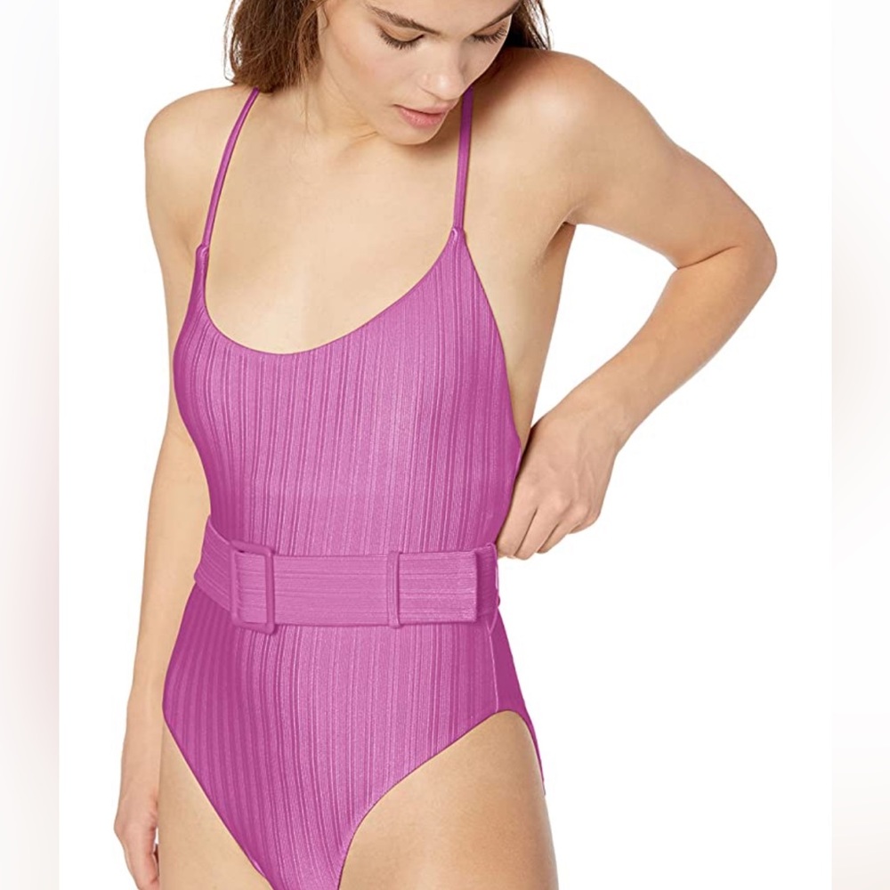 Bikini Lab Women's High Leg One Piece Swimsuit
